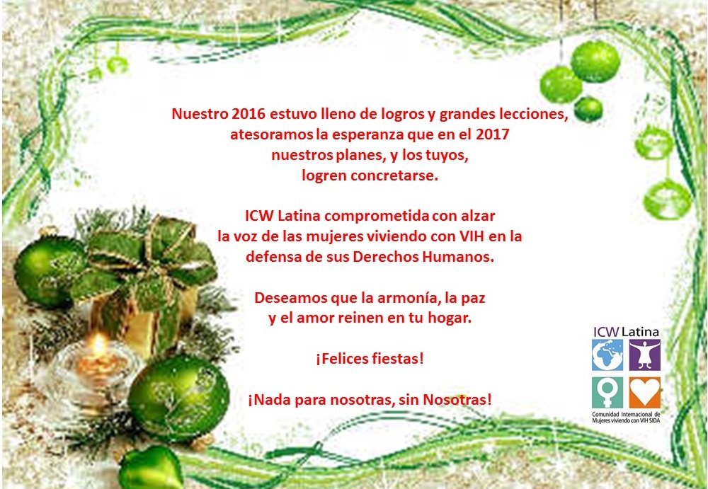 ICW Latina te desea Felices Fiestas