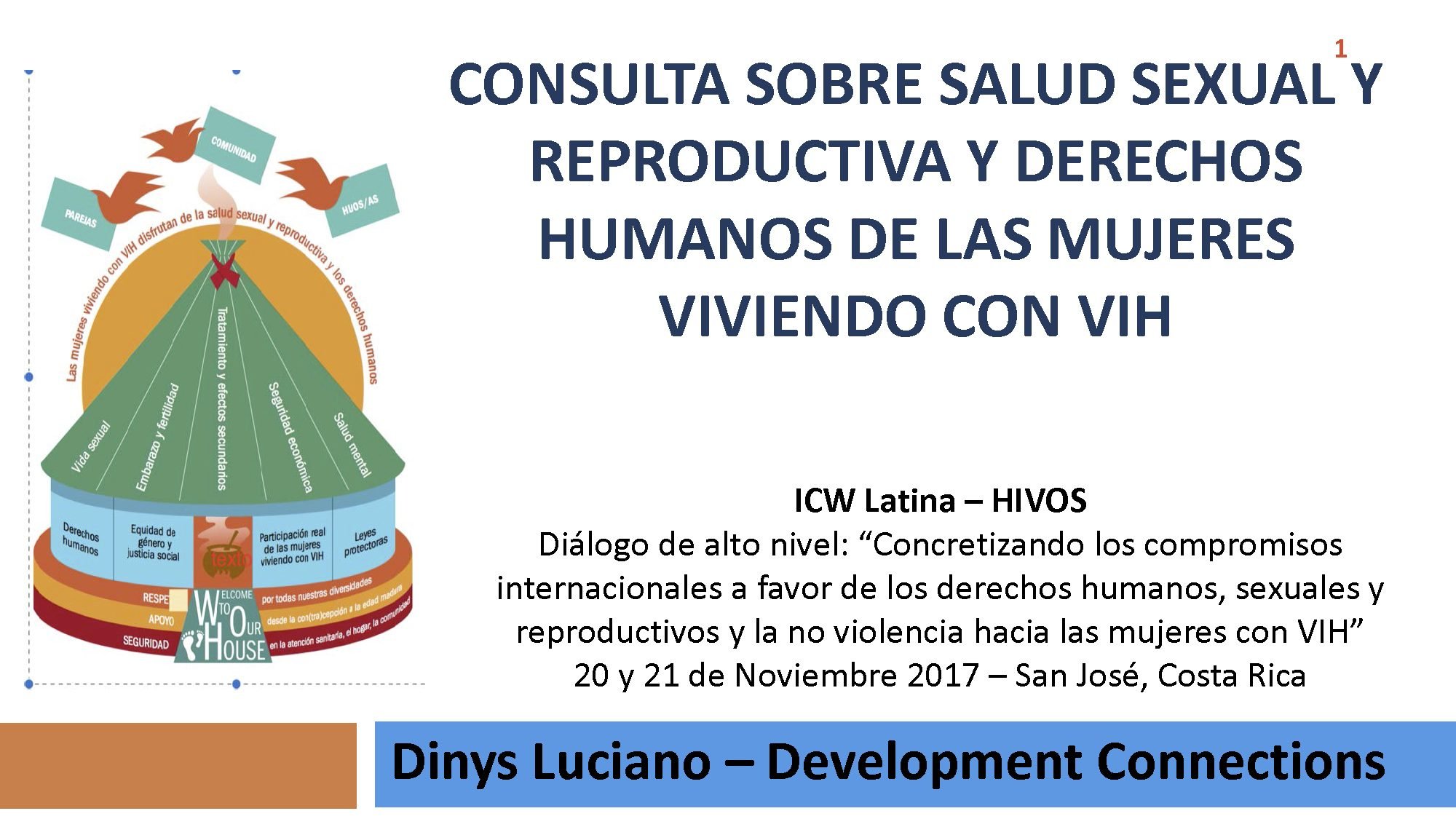 Consulta sobre salud sexual y reproductiva y derechos humanos de las mujeres viviendo con VIH